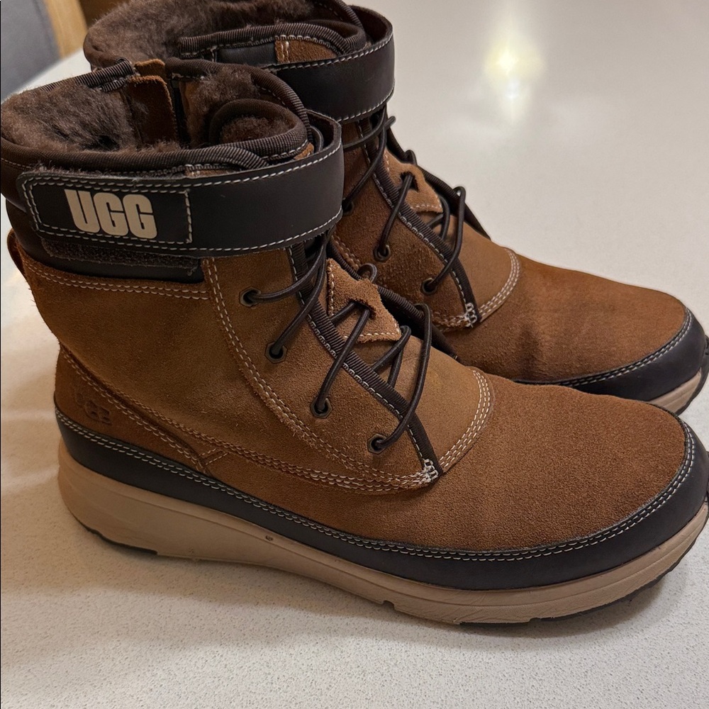 UGG Kids Tan and Brown Boots